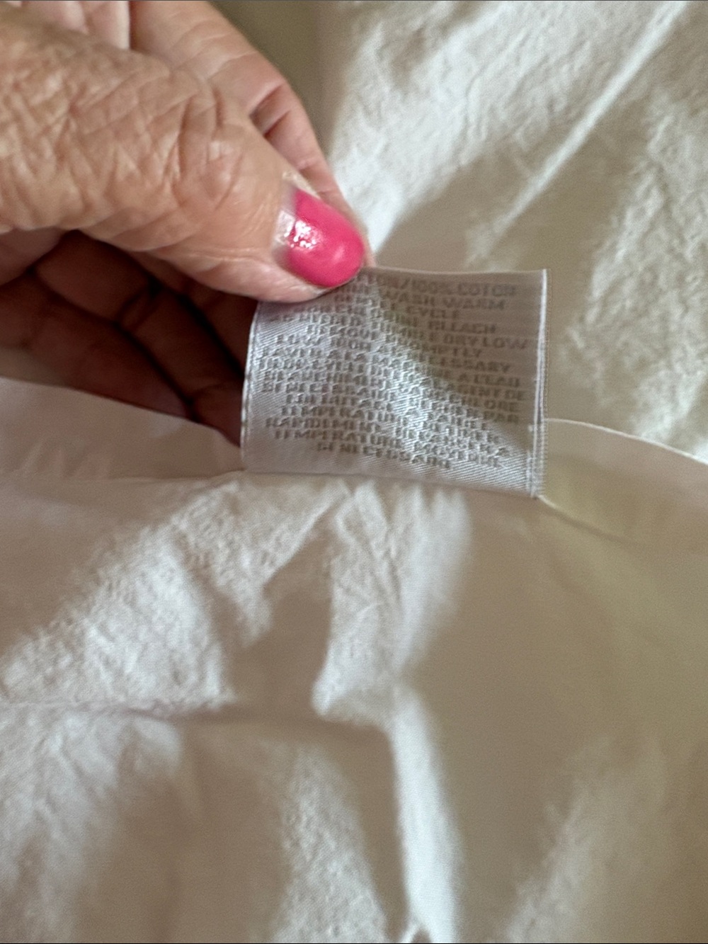 Restoration Hardware White Pillowcase set standard size with Sage Green Trim - Picture 4 of 6